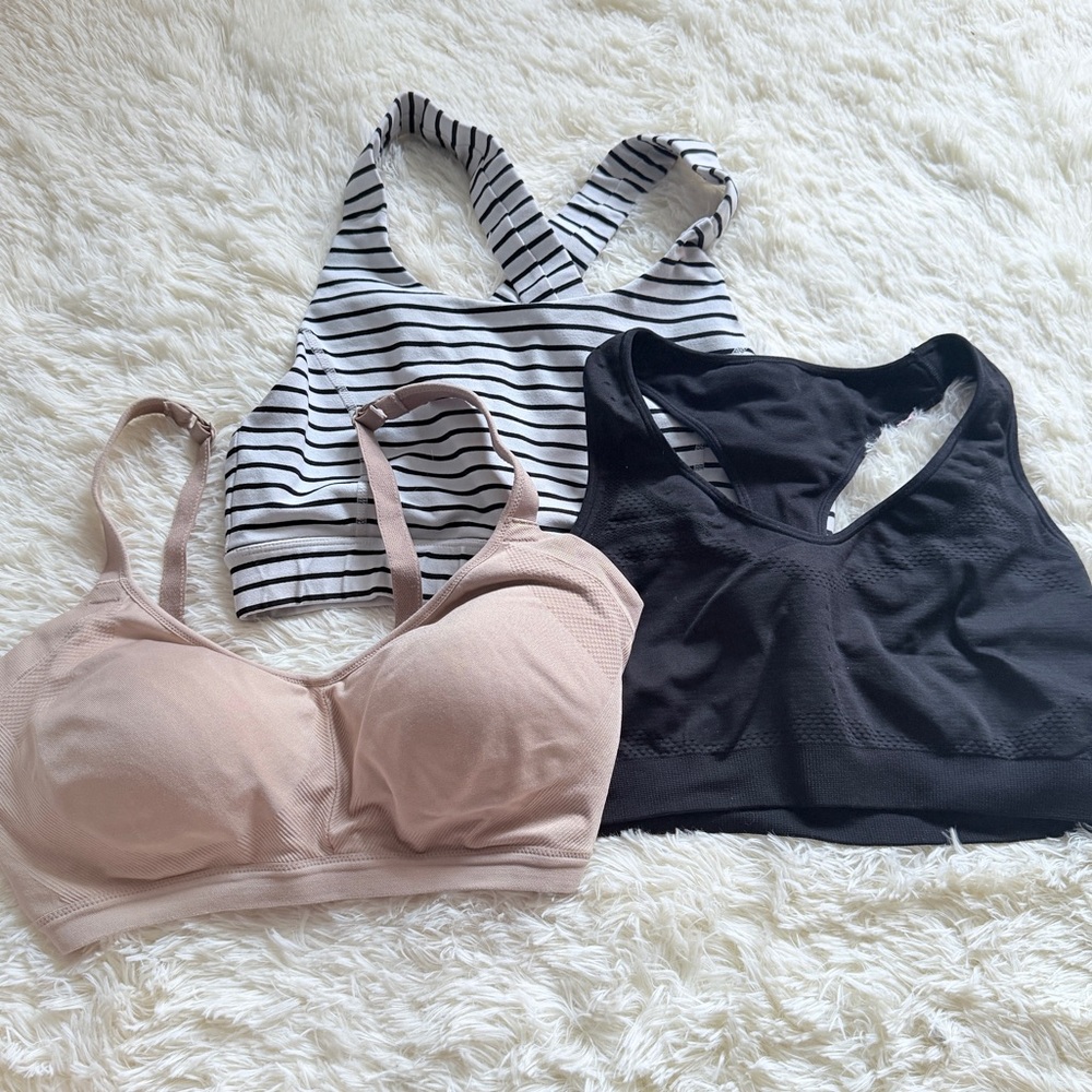 Large Sports Bra Bundle- Warners, Hanes, Glyder